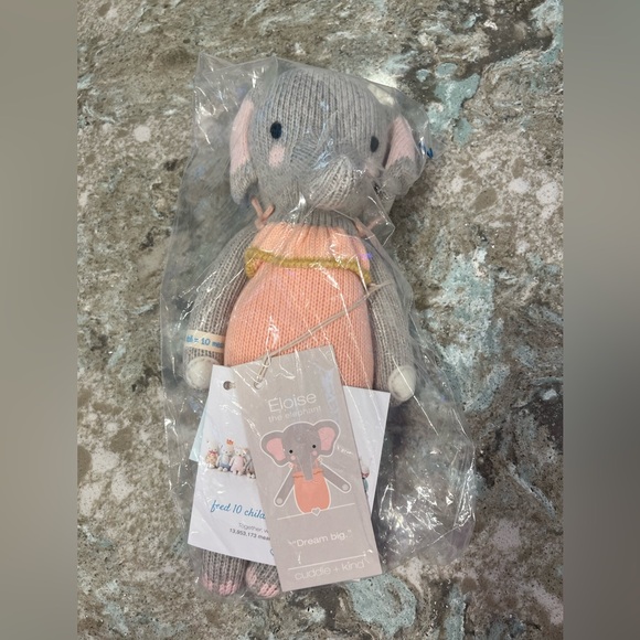 Cuddle + Kind Eloise Elephant Little NWT & Prints